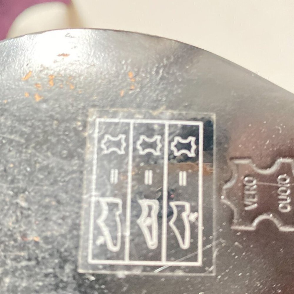 Heyraud Purple  Suede Zip up Wedge Booties 37 - Picture 8 of 8